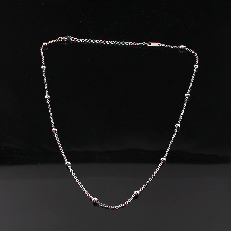 Female Stainless Steel Star Small Pendant Necklace - Chic Angle